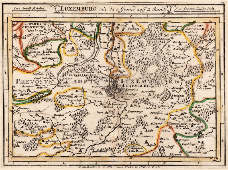 Luxemburg 1716 Bodenehr